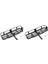2x Metal Arka Tampon Arka Askı 1/10 Rc Paletli Eksenel SCX10 90046 SCX10 Iıı AXI03007 Trx4 D90 (Yurt Dışından) 1