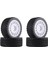 66MM 1/10 Rc Araba Lastikleri Yol Touring Drift Araba Lastiği Tekerlekler Için TT01 TT02 TT02B XV01 TA06 Ptg-2, Beyaz (Yurt Dışından) 1