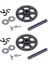 2x Orta Tahrik Dişli Seti 1/8 Xl Rovan Canavar Fırçasız Kamyon Torland Rc Araba Parçaları Için Fit (Yurt Dışından) 1