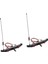 2x Metal Arka Tampon LED Işık Anten Kuyruk Kancası Için 1:10 Rc Paletli Araba Trx4 Eksenel SCX10 90046 (Yurt Dışından) 1