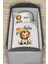 Isme Özel 75X120 Park Yatak Beşik Nevresim Takımı Aslan 1
