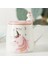 Unicorn Kahve Kupa Sevimli Seramik Karikatür Kupa Yenilik Baskı Porselen Karıştırma Kupa 3D Unicorn Kapak Hayvan Kupa Kız Hediyeler Için | Kupalar (Beyaz) (Yurt Dışından) 3