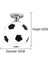 LED Football Pendant Light, E27 Lampholder, Glass Round Body Pendant Lamp For Children's Room, Aisle (Yurt Dışından) 2