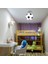 LED Football Pendant Light, E27 Lampholder, Glass Round Body Pendant Lamp For Children's Room, Aisle (Yurt Dışından) 3