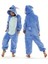 Dikiş Kigurumi Çocuklar Çocuk Pijama Kış Flanel Sıcak Pijama Erkek Kız Hayvan Onesies Tulumlar (130 Cm) (Yurt Dışından) 1