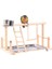 Pet Kuş Oyuncak Aktivite Merkezi Birdcage Kuş Perch Merdiven Hamak ile Standları Cockatiel Papağan Için Hamak Besleyici Bahçesi | Kuş Oyuncakları (Yurt Dışından) 1