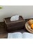 Basit Katı Ahşap Doku Kutusu Rulo Kağıt Tepsi Ev Otel Napkin Tepsisi Retro Yanmış Ahşap Kağıt Kutusu | Doku Kutuları (Yurt Dışından) 4