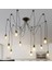 10 Lights Spider Shape Pendant Light, E27 Multi Bulb Vintage Pendant Light For Restaurant, Bar, Living Room (Yurt Dışından) 2