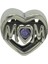 Mom Yazılı Kalp Gümüş Charm NUR-BL02000 1