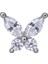 Kelebek Tragus Gümüş Küpe NUR-KP001012 1