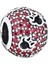 Mickey Mouse Yuvarlak Gümüş Charm NUR-BL00093 1