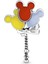 Mickey Mouse Gümüş Charm NUR-BL00089 1
