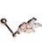 Rose Zirkon Taşlı Gümüş Tragus Küpe NUR-KP00254 1