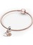 İç İçe Kalpler Sallantılı Gümüş Charm NUR-BL00273 3