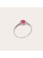 Pembe Taşlı Gümüş Yüzük NUR-YZ00313 1