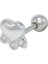 Pati Tragus Gümüş Küpe NUR-KP02038 1