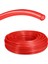 Pvc Şeffaf Örgülü Hortum Kırmızı Renk 5/8 ( Iç Çap 16 Mm) 100 Metre 1