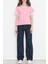 Baskılı T-Shirt Pembe - 16555.1567. 4