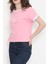 Baskılı T-Shirt Pembe - 16555.1567. 5