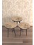 Dark Leaf Design Desenli Zigon Sehpa 1