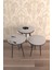 White Marble Design Desenli Zigon Sehpa 1