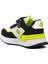 730-P Siyah-Beyaz-Fosfor Sarı Çocuk Spor Ayakkabı 4