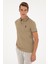 U.S. Polo Assn. Erkek Haki Tişört Basic 50284631-VR027 3