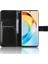 Honor X50 Çılgın At Dokusu Deri Telefon Standı Kasa Çırpma Önleyici Cep Telefonu Kabuğu Cüzdan Kapağı (Yurt Dışından) 1