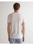 Erkek Beyaz Slim Fit Bisiklet Yaka T-Shirt 2013035.110 2