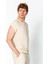 Erkek Fit Extra Rahat Düğmeli Bisiklet Yaka Delikli T-Shirt Ve Şort Takım 4