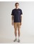 Erkek Lacivert Regular Fit Bisiklet Yaka Logolu T-Shirt 2324155T.433 3