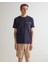 Erkek Lacivert Regular Fit Bisiklet Yaka Desenli T-Shirt 2324140T.433 1