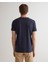 Erkek Lacivert Slim Fit Bisiklet Yaka T-Shirt 2013035.433 2
