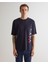 Erkek Lacivert Regular Fit Bisiklet Yaka Logolu T-Shirt 2324137T.433 1