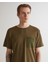 Erkek Yeşil Regular Fit Bisiklet Yaka T-Shirt 2324145T.301 4