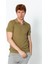 Erkek Regular Fit Yazlık Rahat Gömlek Yaka T-Shirt 1
