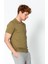 Erkek Regular Fit Yazlık Rahat Gömlek Yaka T-Shirt 4