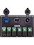 Switch Panel 6 Anahtarlı Usb Type-C + Voltmetre + Şarj Soketli 12-24V 120X180mm Yeşil Işık 1