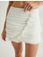 x Sibil Çetinkaya - Drapeli Mini Şort Etek 5