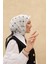 Olinda Eşarp - Beyaz Siyah 2