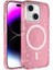 Apple Iphone 13 Kılıf Magsafeli Şeffaf Simli Parlak Allstar Silikon 1