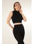 Turtleneck Sports Kısa Üst 2