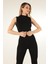 Turtleneck Sports Kısa Üst 5