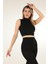Turtleneck Sports Kısa Üst 1