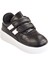 Günlük Unisex Çocuk Şeritli Beyaz Sneaker Cırtlı Hafif Rahat Spor Ayakkabı 1