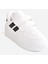 Günlük Unisex Çocuk Şeritli Beyaz Sneaker Cırtlı Hafif Rahat Spor Ayakkabı 5