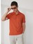Polo Yaka %100 Pamuk Önü Baskılı Erkek T-shirt 1