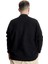 Büyük Beden Erkek Sweat Polo Selanik Classic Sport 23444 Siyah 4