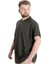 Mode Xl T-Shirt Polo Likralı Fermuarlı Yaka 21029 Haki 3