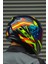 Stream Evo Reflex Mavi Turuncu Kask 3